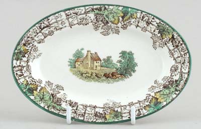 Dish oval c1930s